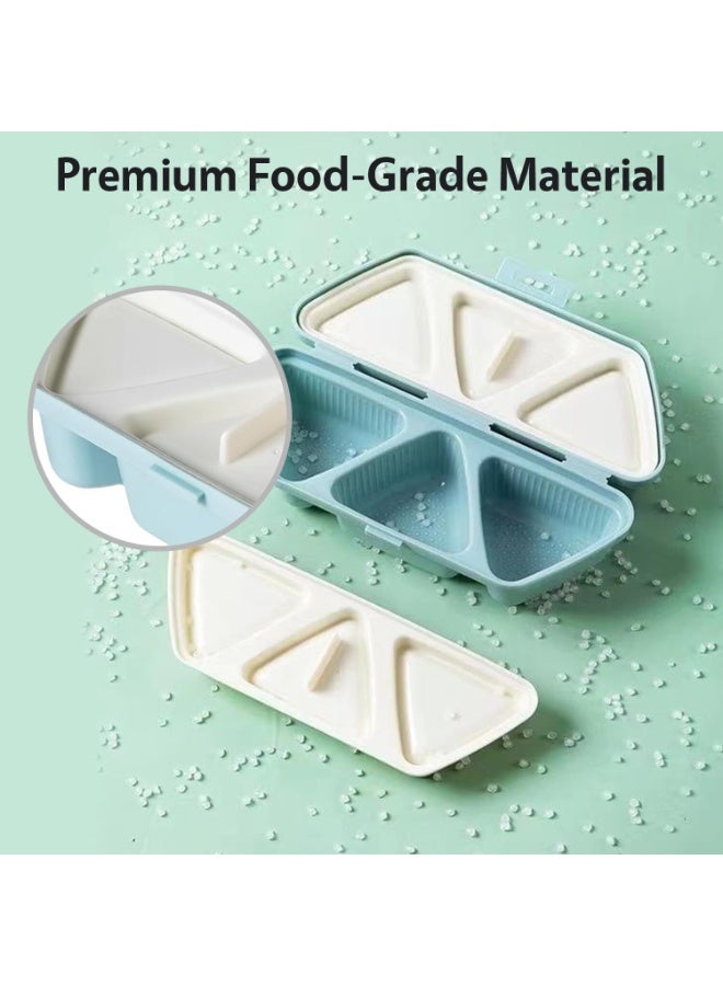 LYNLYN 6-in-1 Onigiri Rice Ball Mold, Triangle Sushi Maker with Non-Stick Design, Multifunctional Rice Mold for Bento, Lunch Boxes and Easy Storage - Image 3